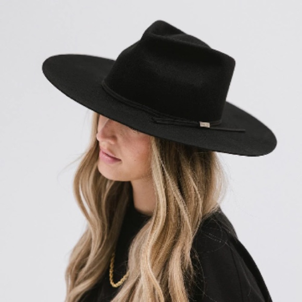 Gigi Pip Emery Rancher Fedora Hat Size 61 Size XL Australian Wool Felted Western